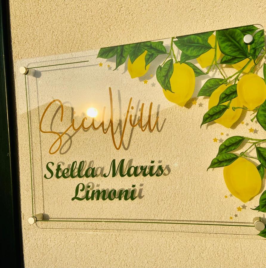 Willa Stella Maris Limoni By Sicilvill Campofelice Di Roccella Zewnętrze zdjęcie